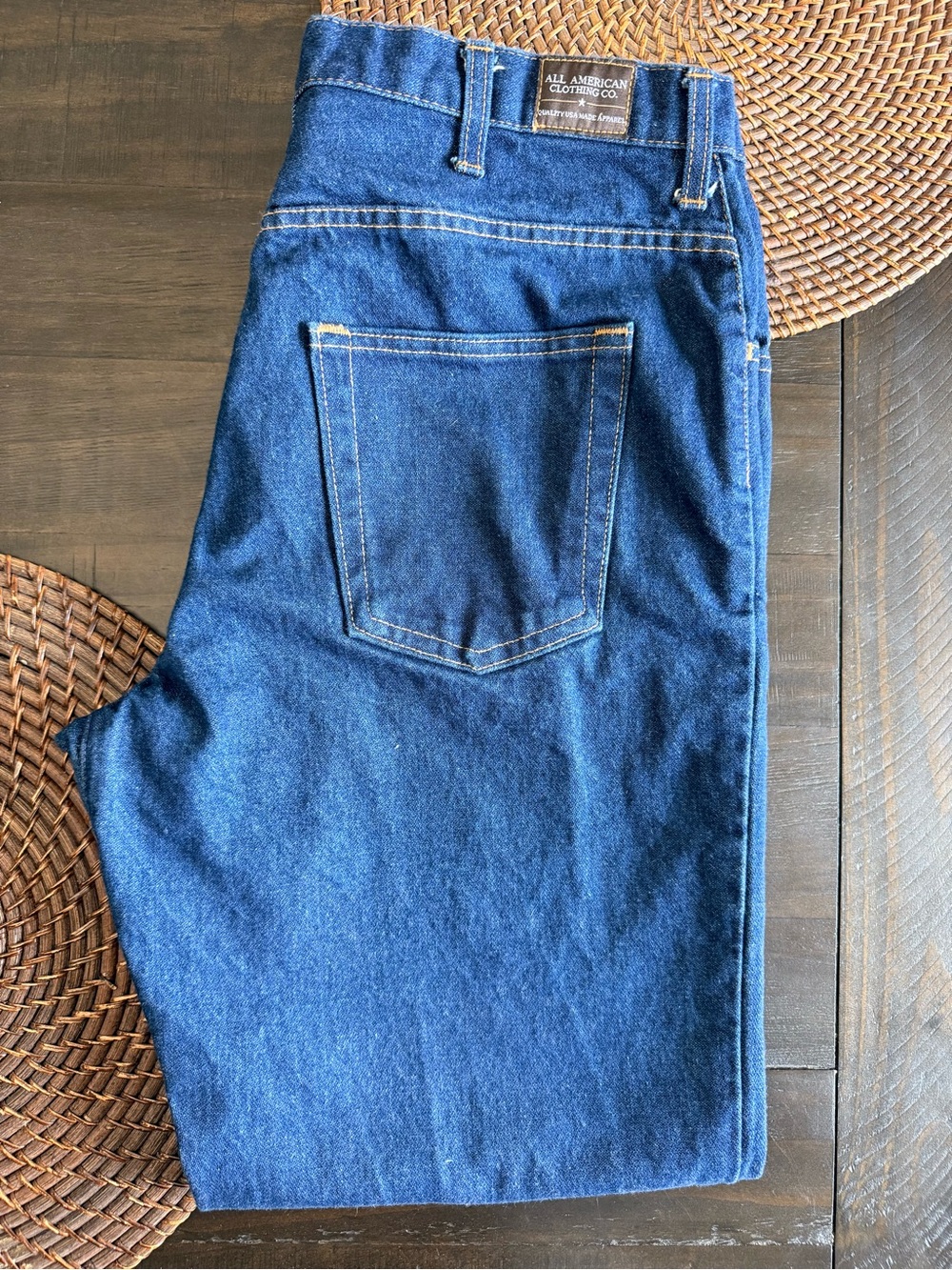 All American Clothing Co. Men's Jeans in Deep Blue